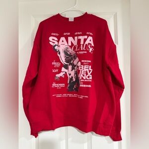 Santa Clause Red Crewneck